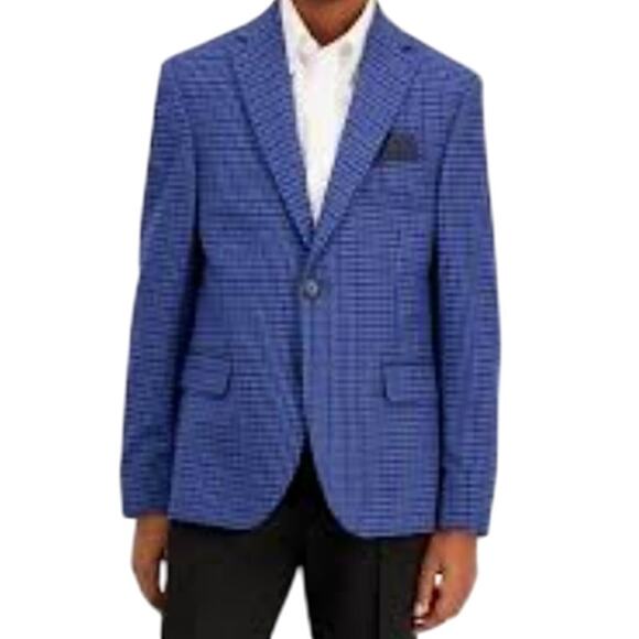 B By Brooks Brothers Big Boys Classic Fit Stretch Suit Jacket Size 20R 6052 - Picture 4 of 4